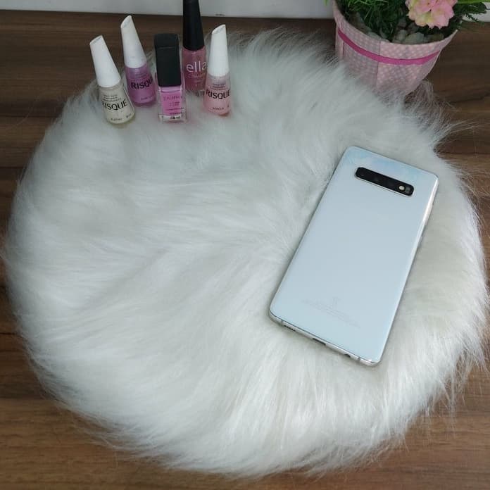 Tapetes em Pelúcia Pelo Alto Luxo P/ Fotos, Manicure, Unhas e Prateleiras