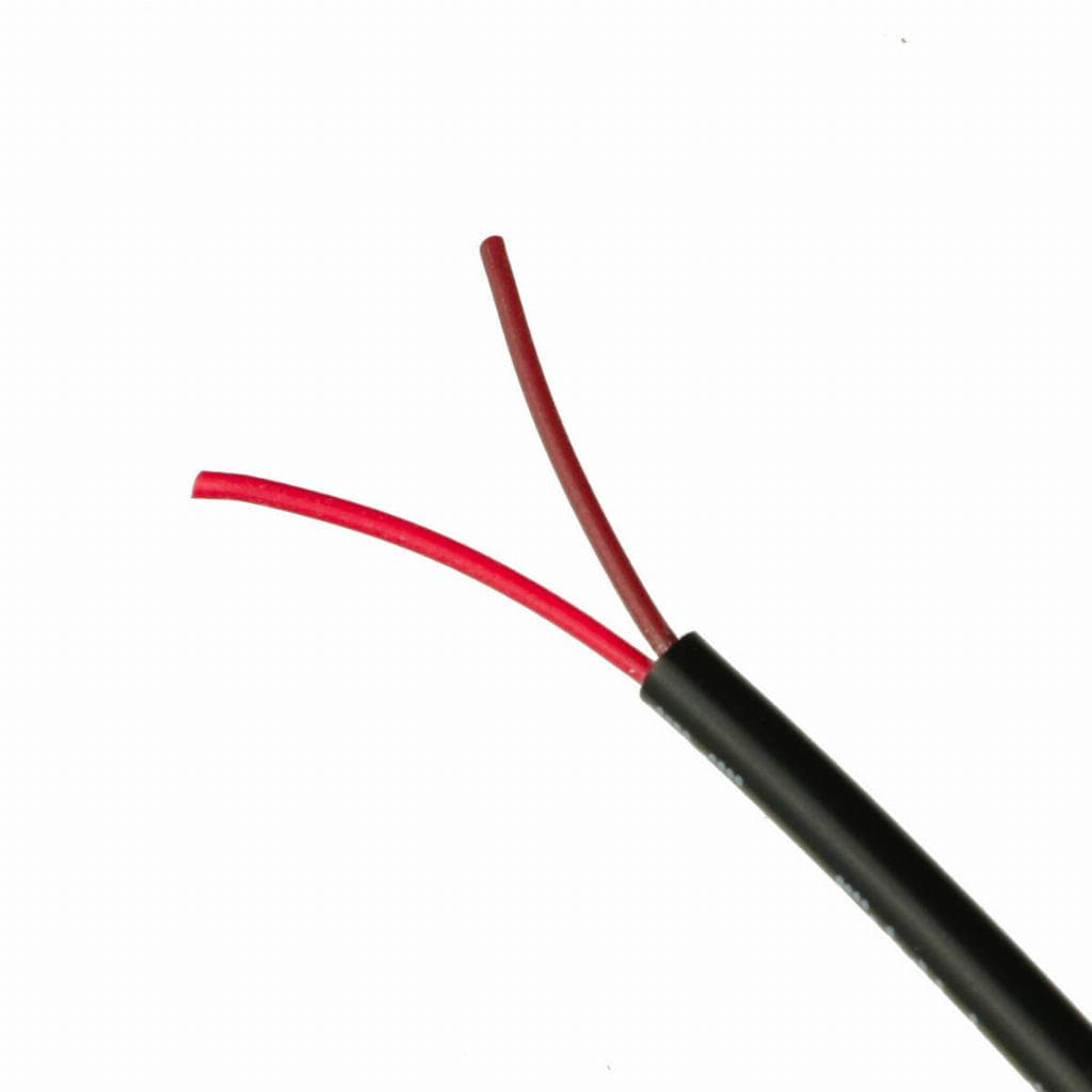 Rolo 50 Metros Cabo Manga 2 Vias 26AWG Preto sem Blindagem