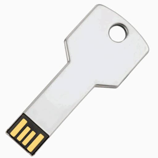 Pen Drive Chave 4GB  - USB 2.0 ( NÃO PERSONALIZAMOS )