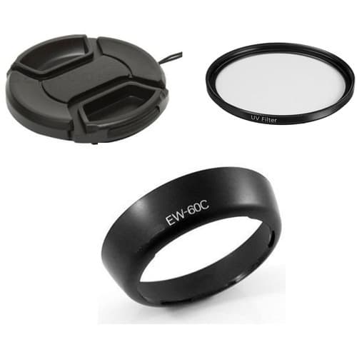 Tampa Filtro E Parasol Ew-60c Lente Canon Ef-s 18-55 Ii