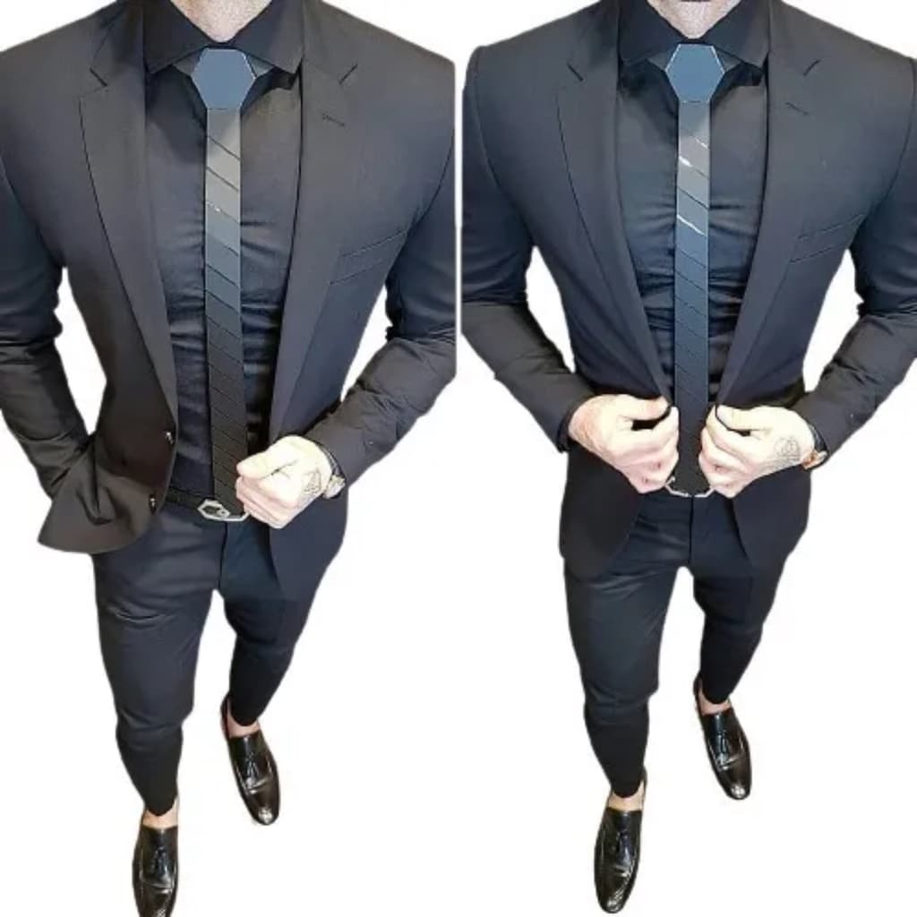 Terno Slim Masculino Completo de Luxo Queima de Estoque + Barato!!