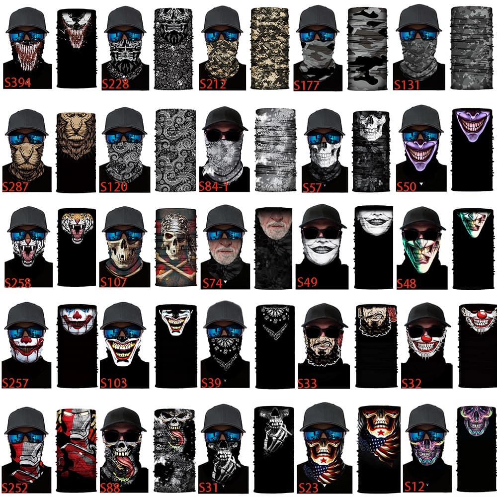 Anti Dust UV Buff Bandana Turban Headband Bicycle Motor Fishing Sport