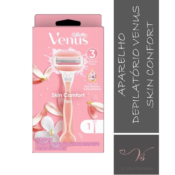 Aparelho Depilatório Recarregável Venus Skin Confort Spa (01un)