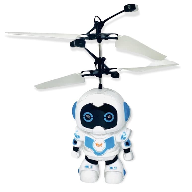 Mini Robô Voador Indução 2ch Gyro Helicóptero Drone Presentes De Natal