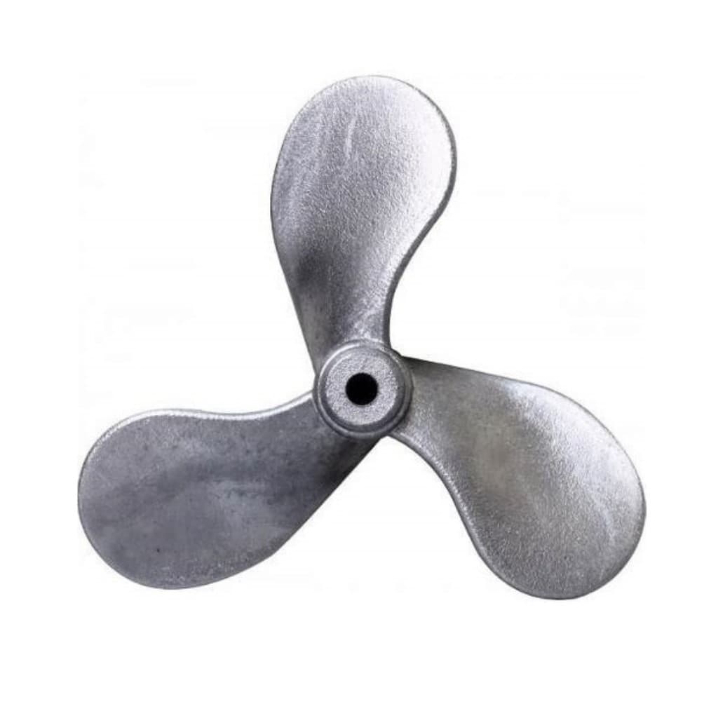 Hélice Motor Rabeta Com 3 Pás 6,5 5,5 Hp Em Alumínio Barco