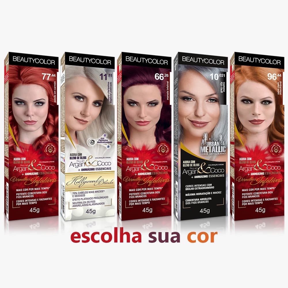 Coloração Individual Beautycolor Todas As Cores - Tinta Para Cabelo