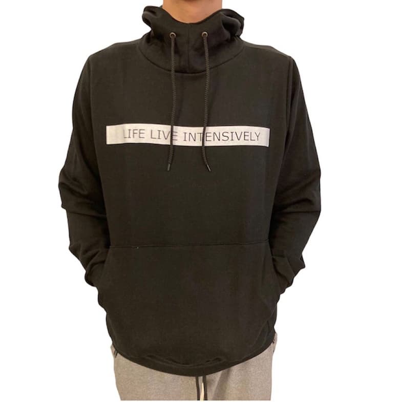 Blusa Moletom Masculina Com Capuz Gola Alta Flanelada | Inverno | Novidade | Quente