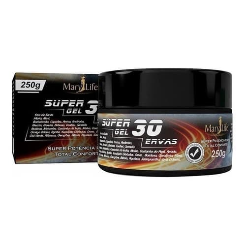 Super Gel 30 Ervas Mary Life 250g