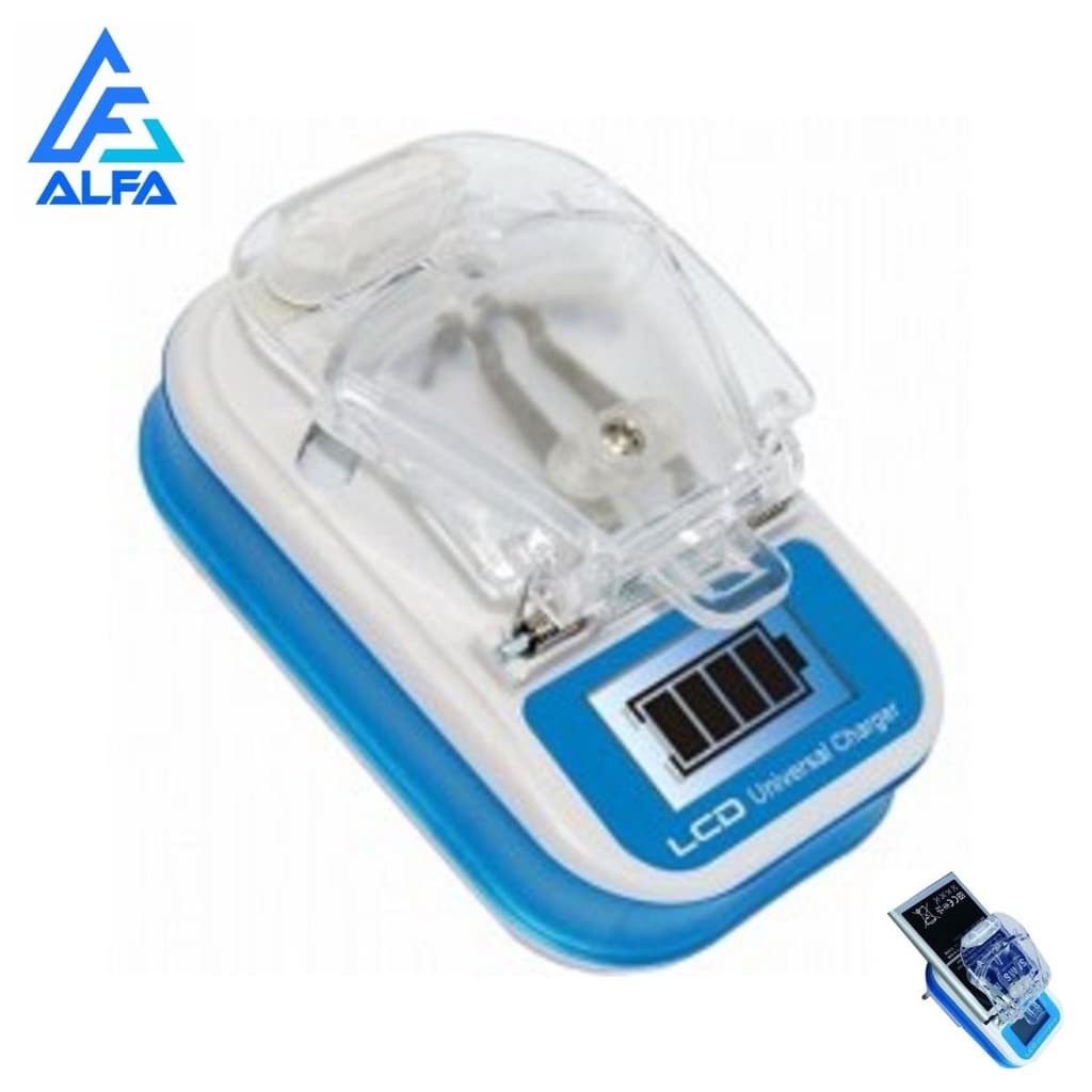 Carregador Universal De Bateria Celular Carga Externa Lcd