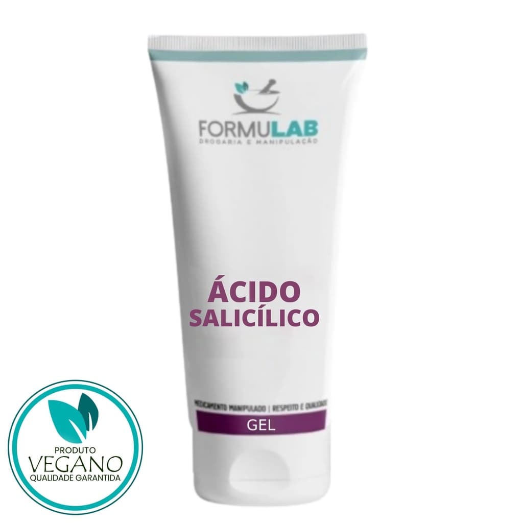 Ácido Salicílico 2% - Gel 60 gramas - Vegano