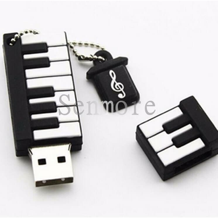 Pendrive Flash Drive em Formato de Piano USB 128GB 64GB 32GB 16GB 8GB 1GB 2.0