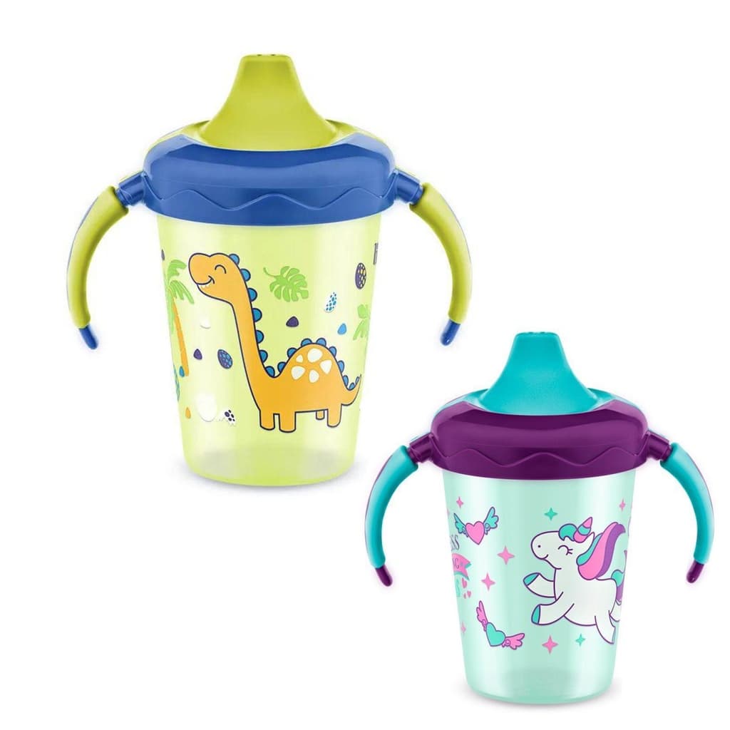 Caneca Antivazamento Aprendizado Magia Com Alças +6 Meses Lillo 207ml