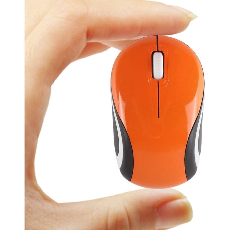Mini Pequeno Mouse Sem Fio Para O Curso Optical Portátil Com Receptor USB PC Computador