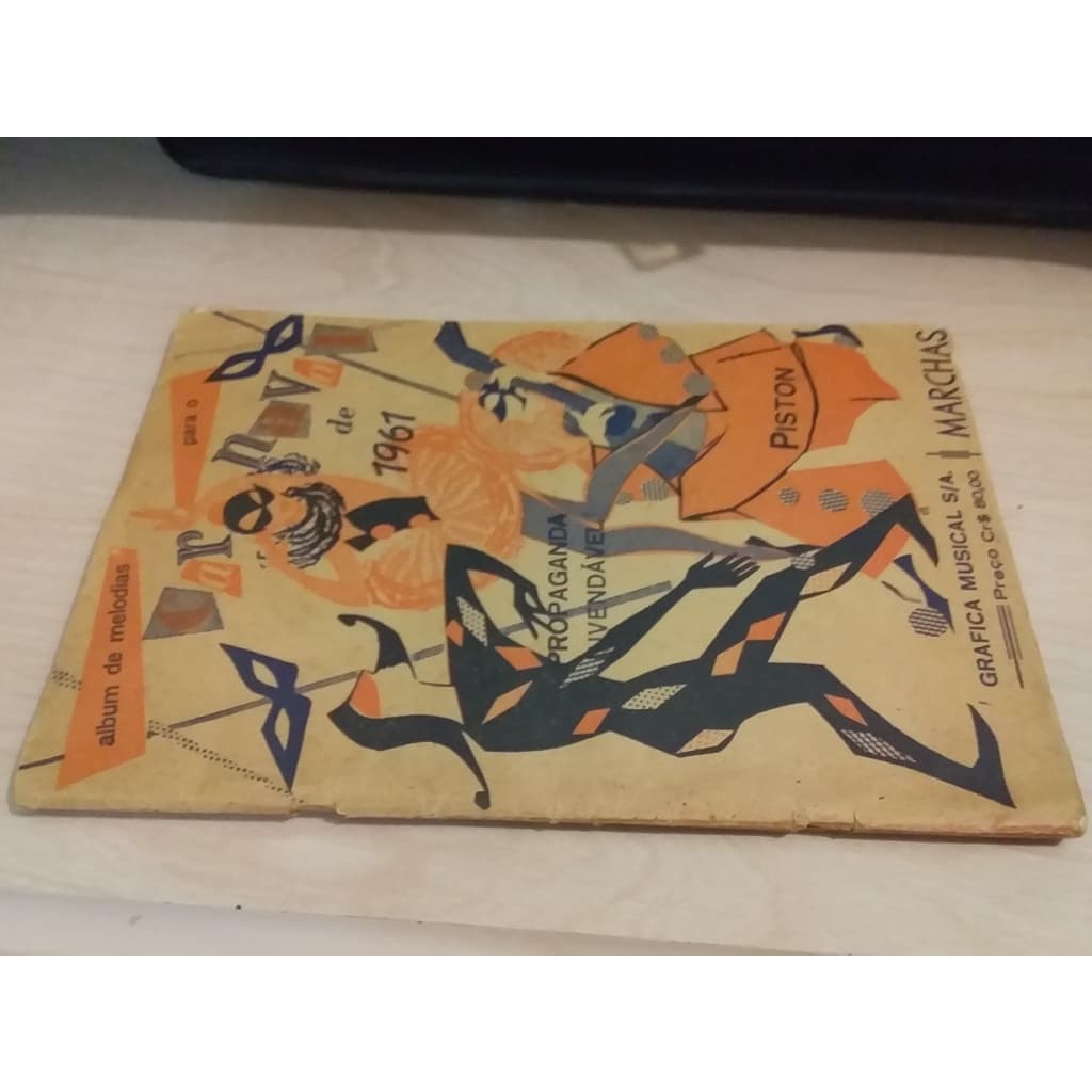 Partitura Album de Melodias Para o Carnaval de 1961 - Piston