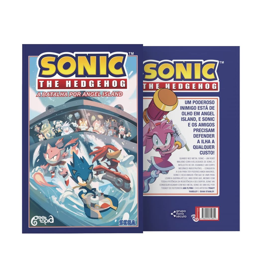 Sonic The Hedgehog – Volume 3: A Batalha por Angel Island  - Acompanha Pôster e Marcador