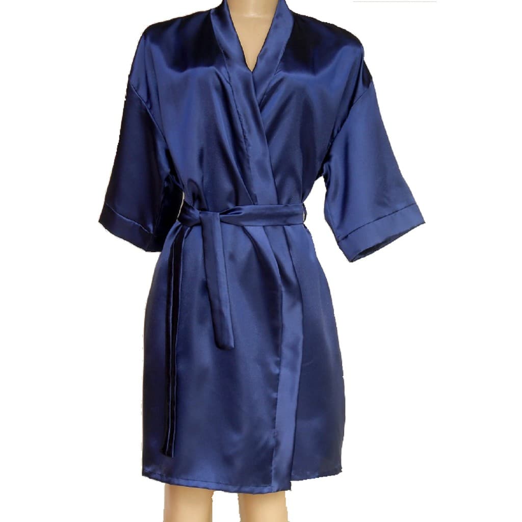 Robe com 1/2 manga em cetim para madrinhas noivas