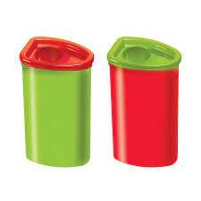 Apontador com Depósito Jumbo Triangular (kits com lápis jumbo e borrachas)- Faber-Castell