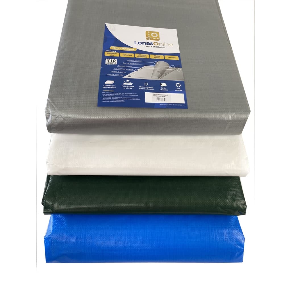 Lona Forte Polietileno 4x2 300 Micras Multiuso Impermeável