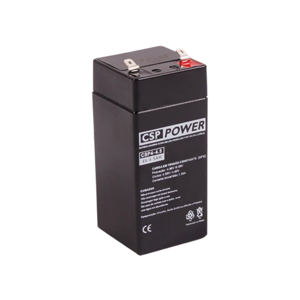 Bateria Selada 4v 4,5ah - Balanças / Alarmes / Brinquedos etc