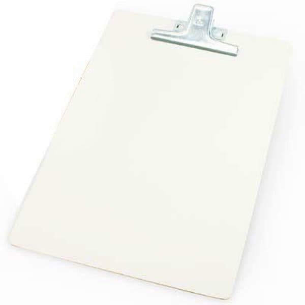 Prancheta Acrimet 111.0 A4 de mdf branco