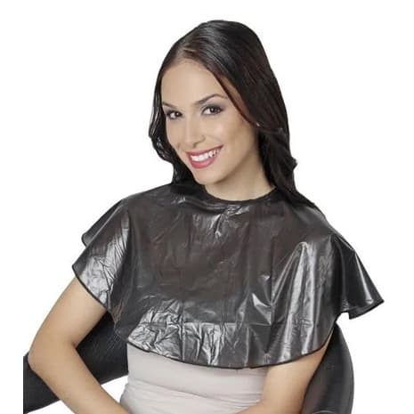 Penteador / Babador PVC Emborrachado Redondo Com Velcro