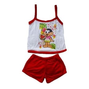 Kit 2 Pijama Menina Moça Infantil Feminino MALHA