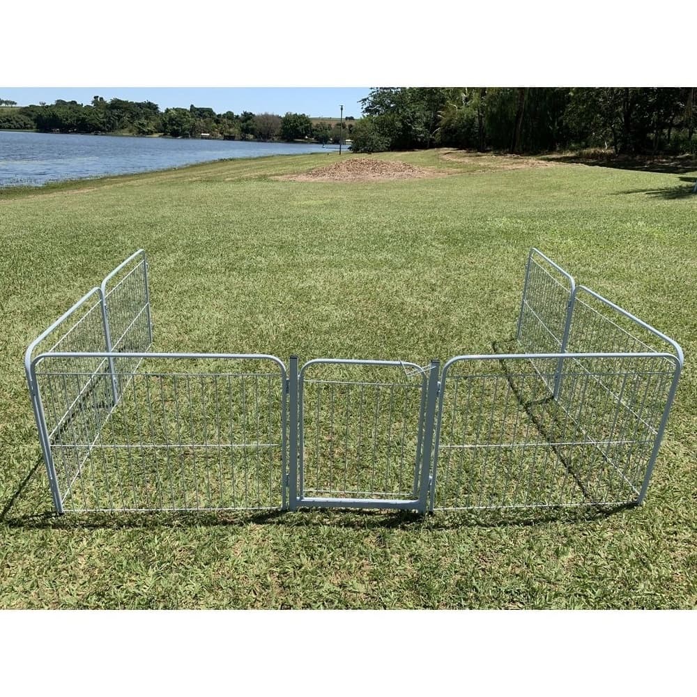 Cercado Cães Pet Canil Cachorro 6/65 Com Portão Pet Util