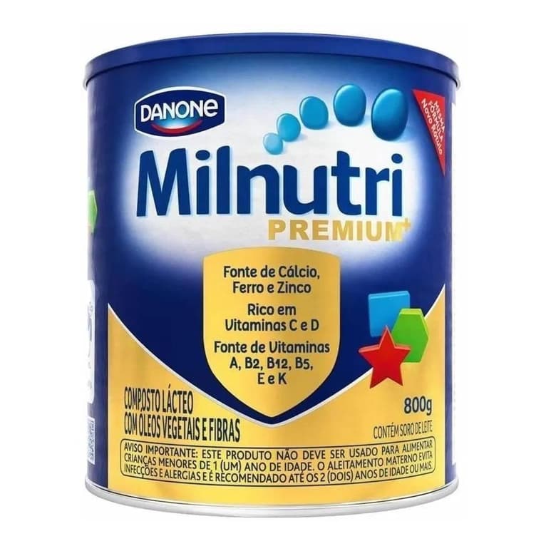 Fórmula infantil em pó Danone Milnutri Premium em lata 800g