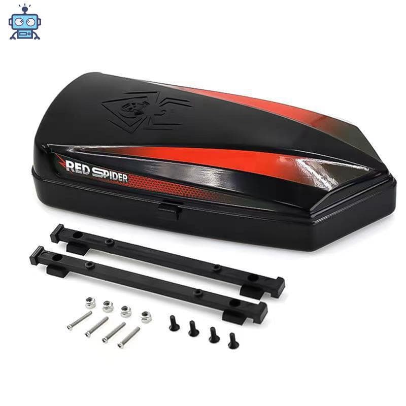 Bagageiro De Teto De Metal Com Trilho De Fixação Para Traxxas TRX-4 TRX6 Axial SCX10 III 90046 AXI03007 1/10 RC Crawler Partes