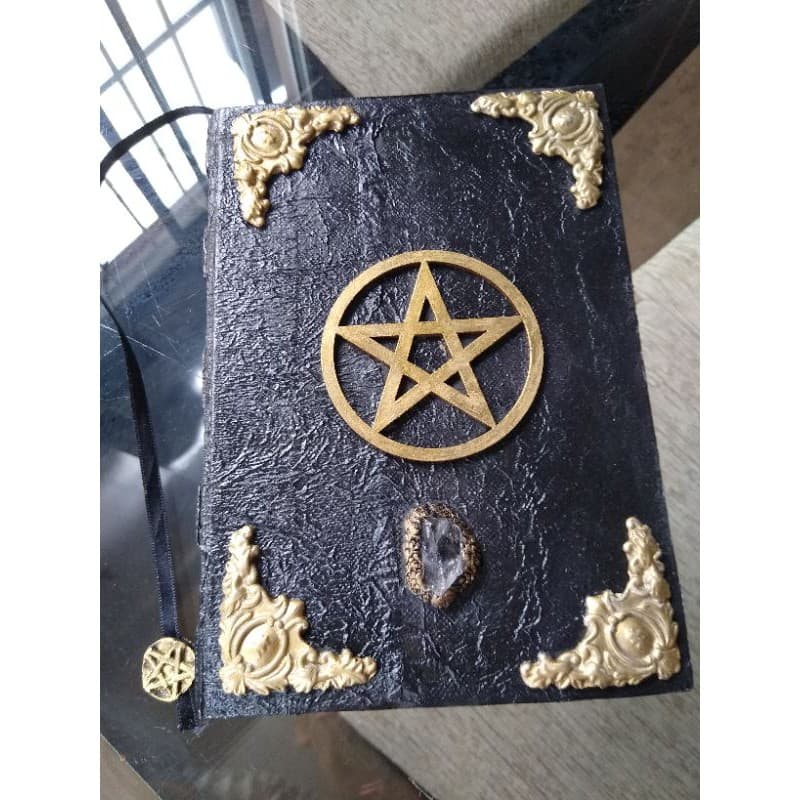 Grimório 120 Folhas com Pentagrama  Caderno Diário Místico A5