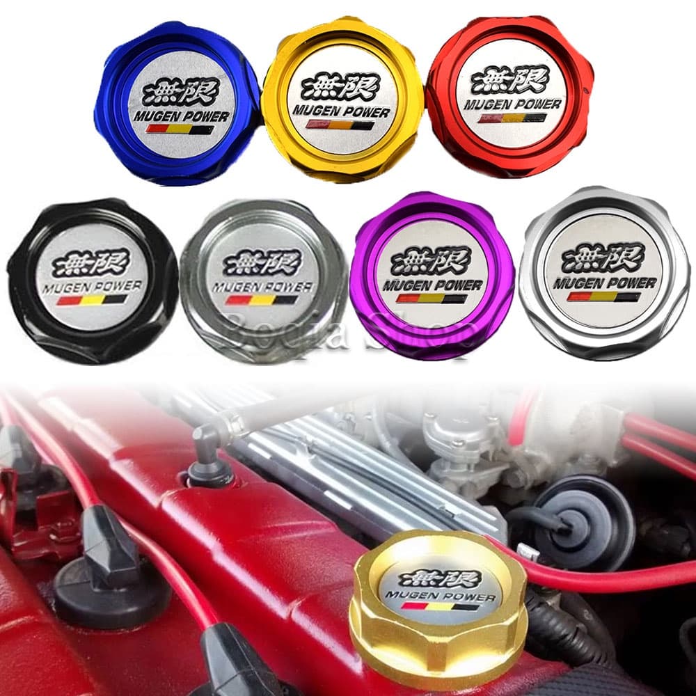 Mugen Power Performance Oil Cap Capa De Óleo De Desempenho Combustível De Corrida Tanque Para HONDA
