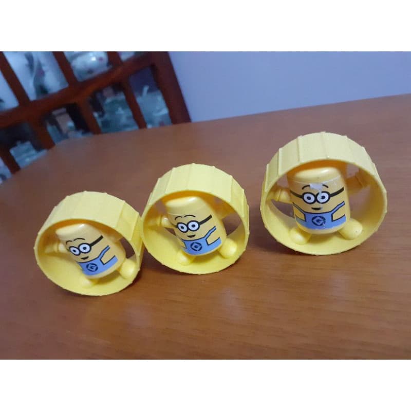 Brinquedo lacta 2019 minions equilibrista ( 3 unidades)