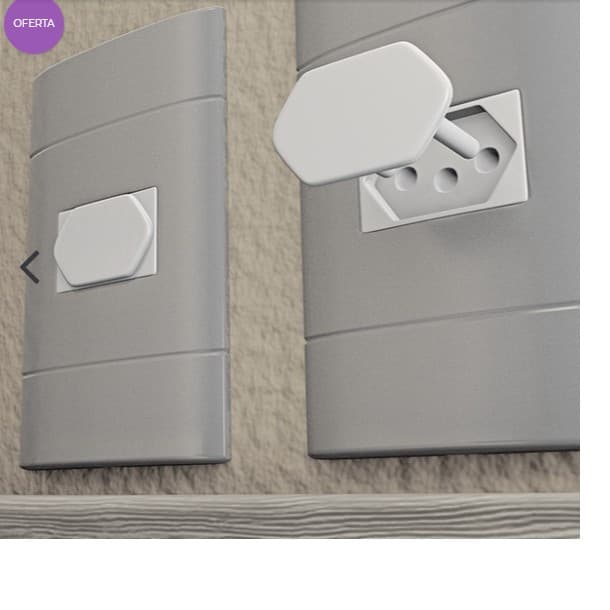 10 Tampa Protetora De Tomada Anti Choque Para Crianças E Bebes