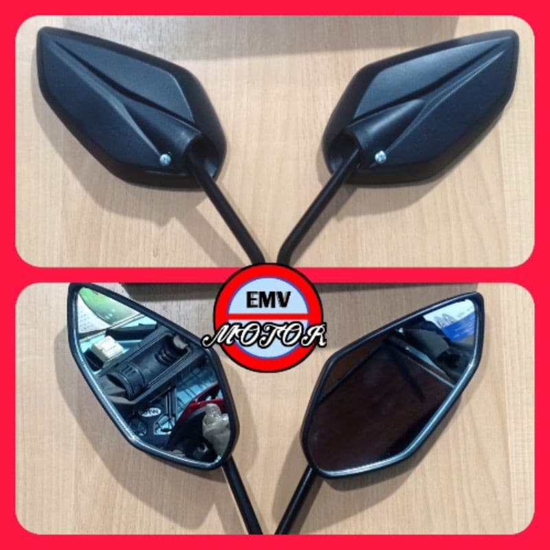 Espelhos Padrão Para VIXION , JUPITER , XEON , MIO J SPORTY , NMAX , LEXI (Todos YAMAHA) (Par)