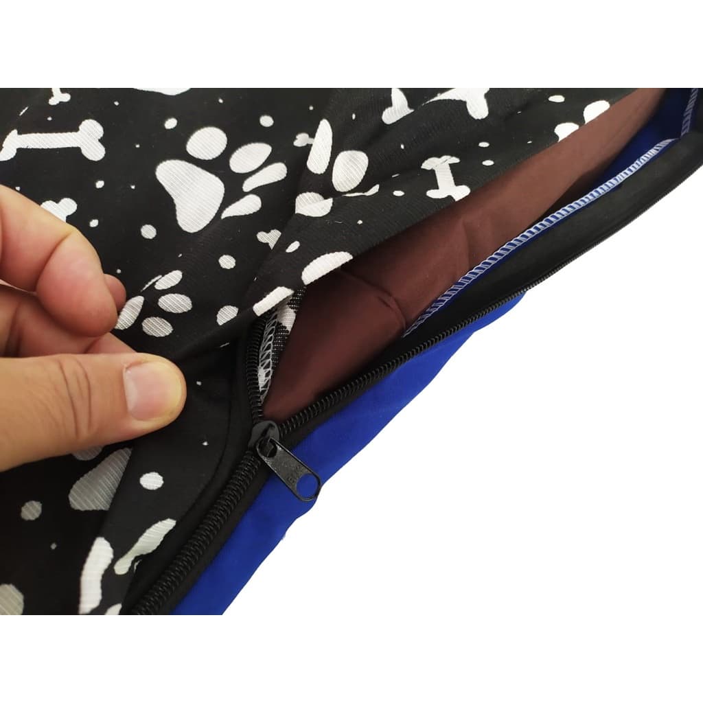 Capa Com zíper para almofada Central Cama Pet  Ela veste como Uma Fronha na Almofada