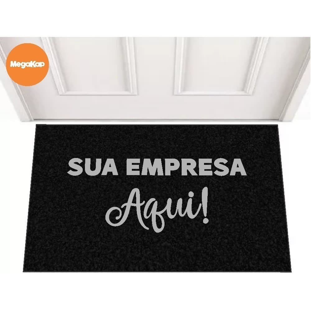 Tapete Capacho 120x60 Personalizado Logotipo Empresa Logo