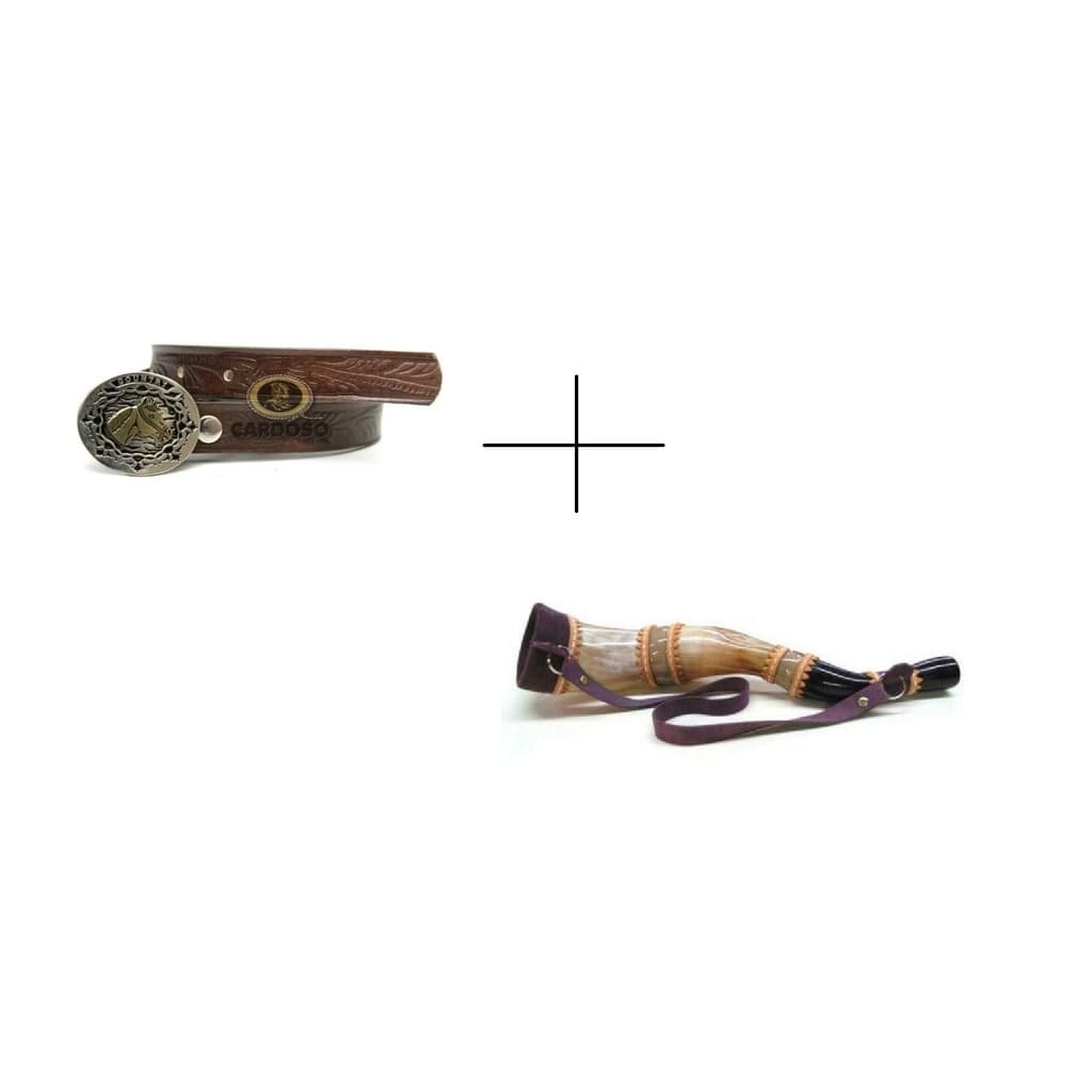 Berrante Infantil + Cinto Infantil De Couro Legítimo