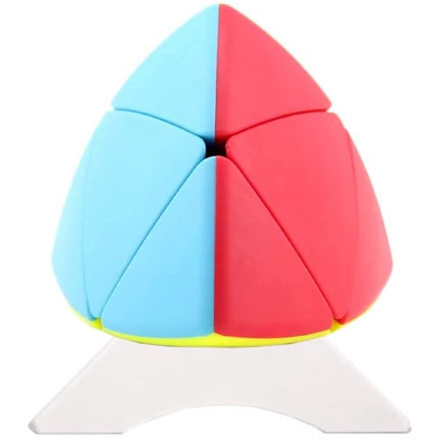 Cubo Stickerless Mofangge Gigamorphix 2X2 Mofangge Gigamorphix 2X2 Quatro-Axis Tetrahedron Arroz Bolinho Enigma Com Cubo Um Tripé (2X2)