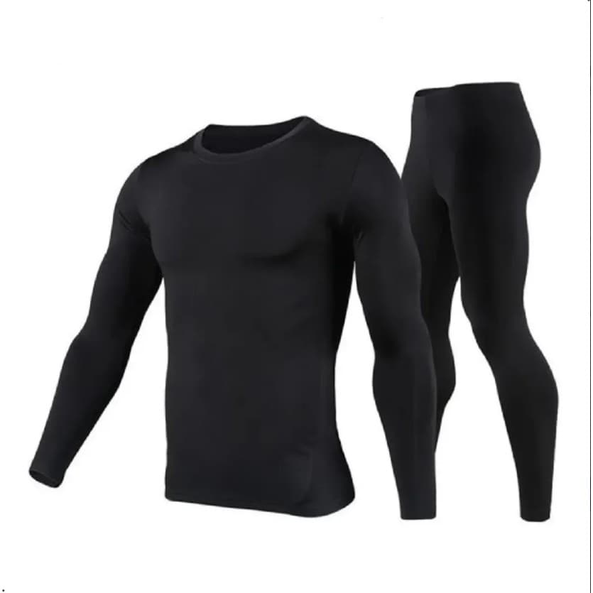 Conjunto Térmico Masculino Segunda Pele Inverno Blusa + Calça Proteção Frio Extremo Confortável