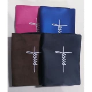 capa bíblia couro Jesus n°11 tamanho 22x33