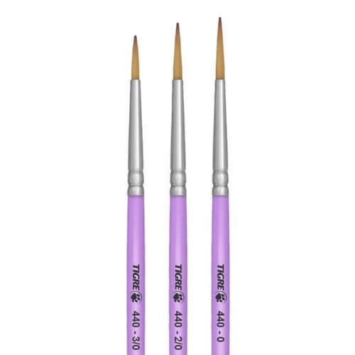 Pincel Redondo Liner Longo 440 Tigre