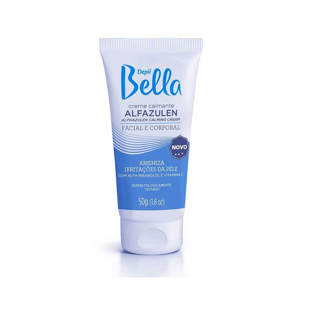 Creme Calmante Alfazulen 50g - Depil Bella com Azuleno