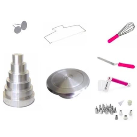 Kit Confeiteiro Karina (bailarina + Formas + Acessórios)