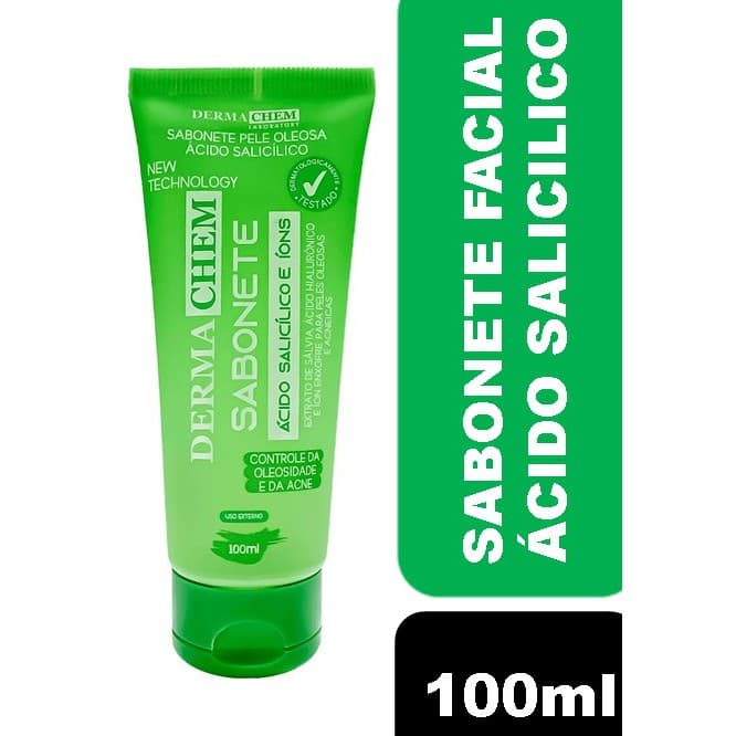 Sabonete Líquido Facial Pele Oleosa Ácido Salicílico 100ml Dermachem