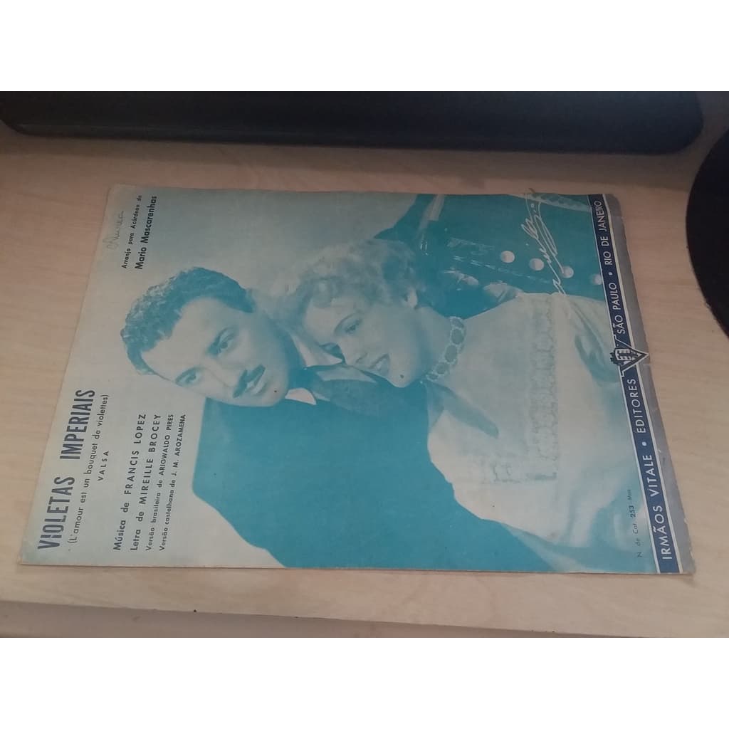 Partitura Violetas Imperiais - Valsa - Francis Lopez
