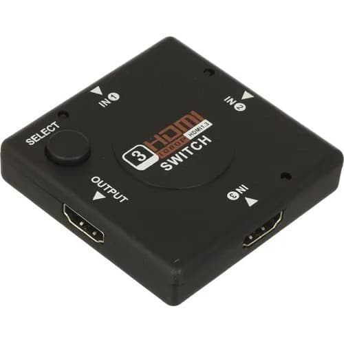 Adaptador Switch 3x1 Divisor 3 Portas Hdmi Para Tv Not Galax