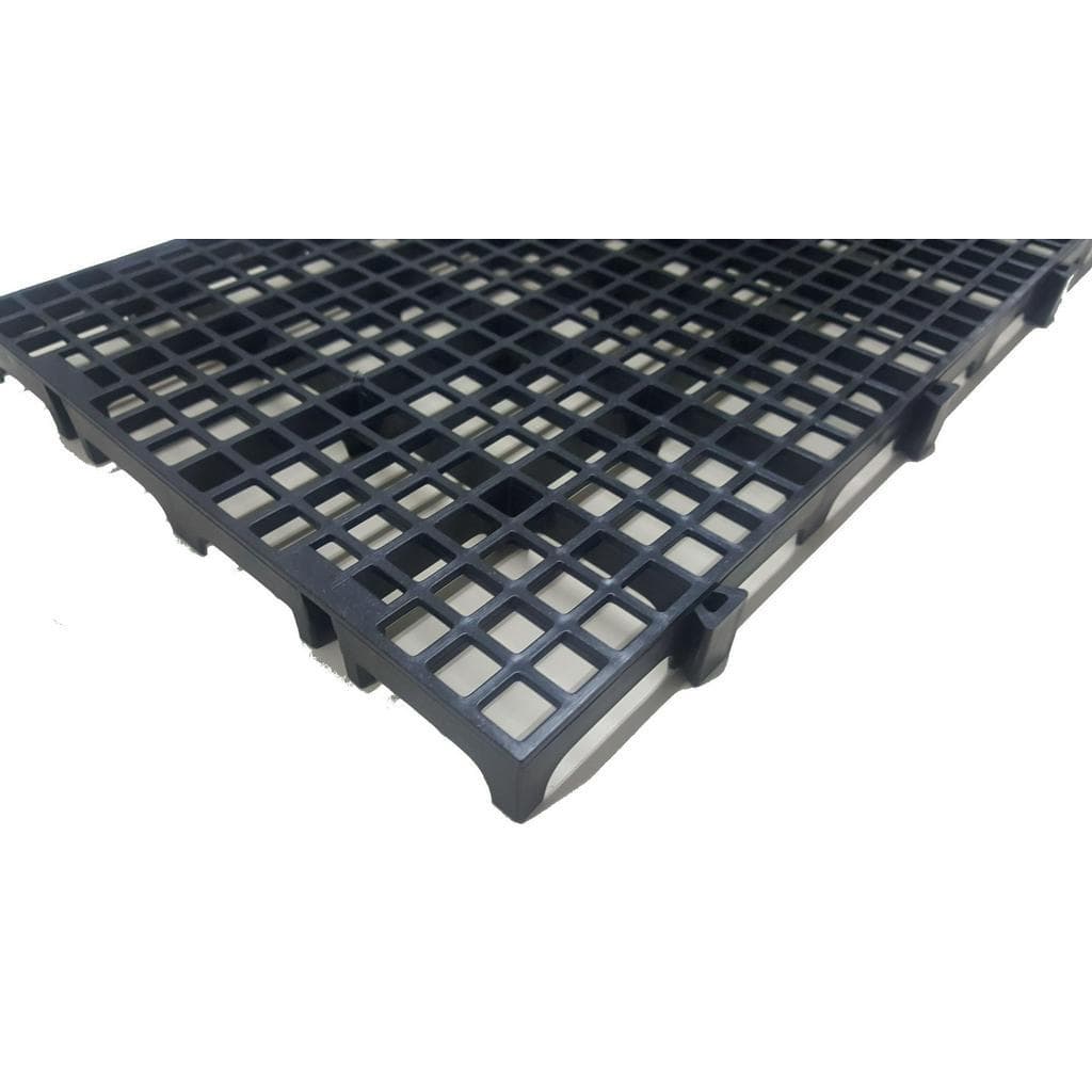 Kit 10 Pisos Plástico Preto Estrado Pallet Palete 50X25Cm