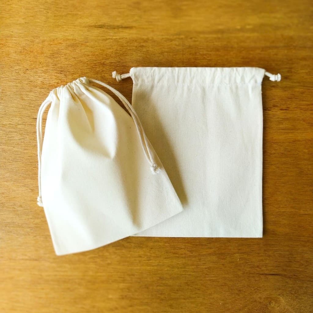 Saquinho de algodão cru 15x20 - 10 UNIDADES