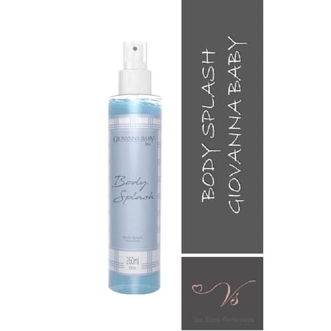 Colônia Giovanna Baby Body Splash Blue Refrescante Fragância Adocidade Suave 260ml