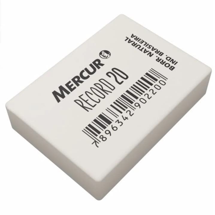 Borracha Branca Record 20 (Kit 2 3 e 4 Unidades) - Mercur